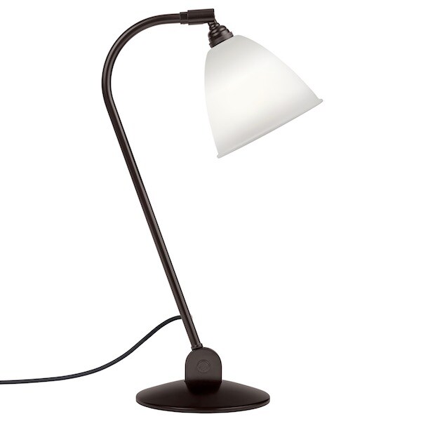 BL2 Bordslampa bone china/black brass