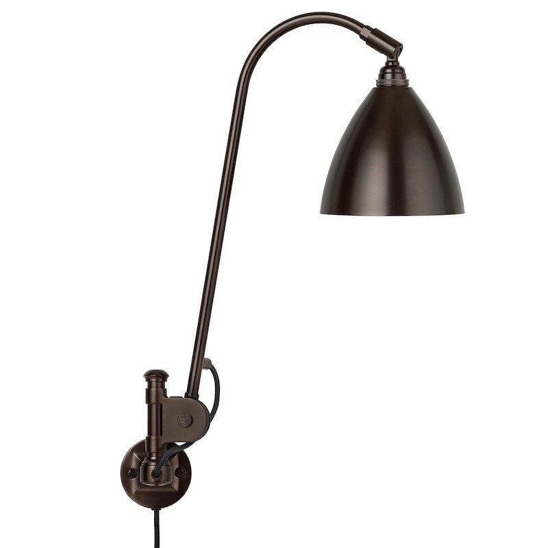 BL6 Vägglampa all black brass