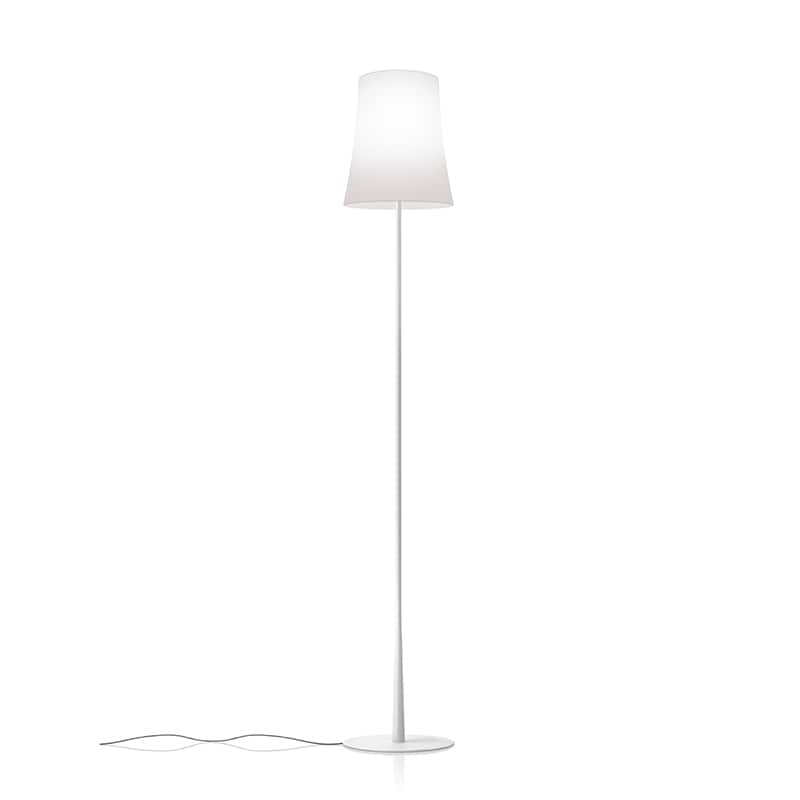 Birdie easy lettura golvlampa vit 