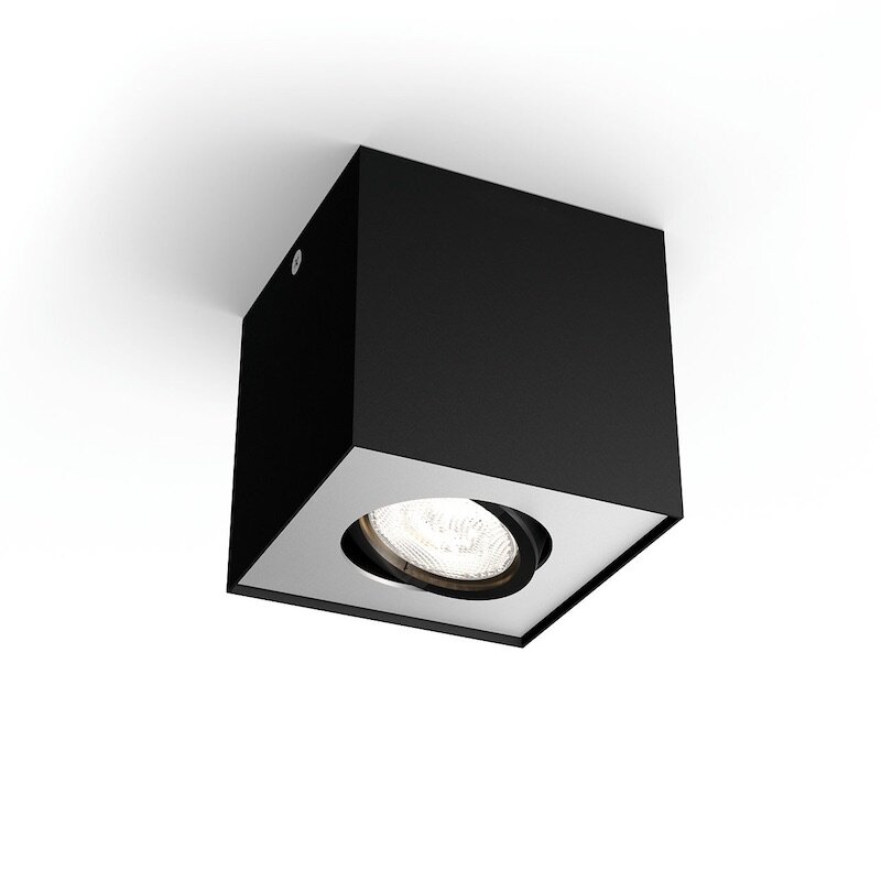 Box enkel spotlight svart