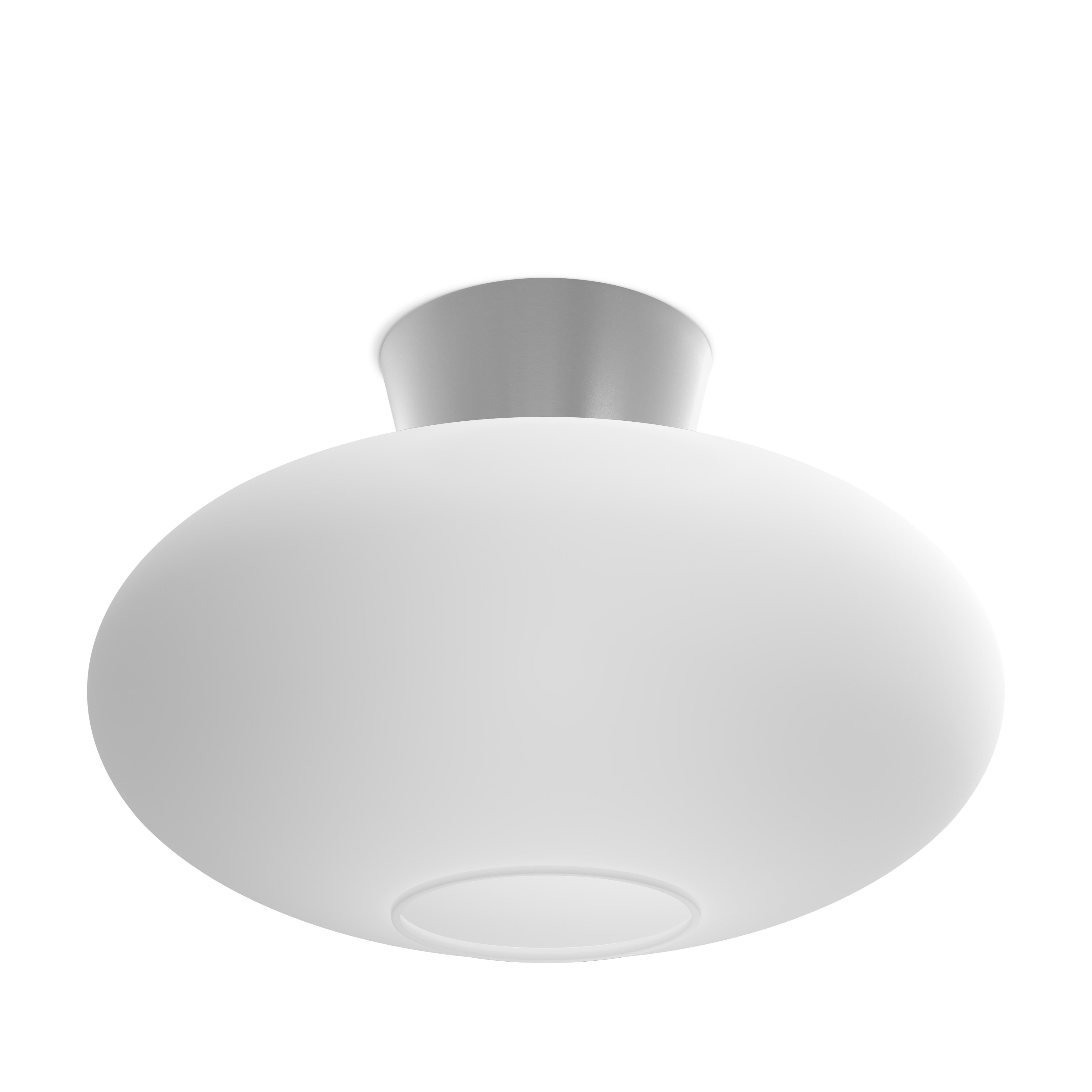 Bullo XL Plafond Ø38 Aluminium/Opalglas