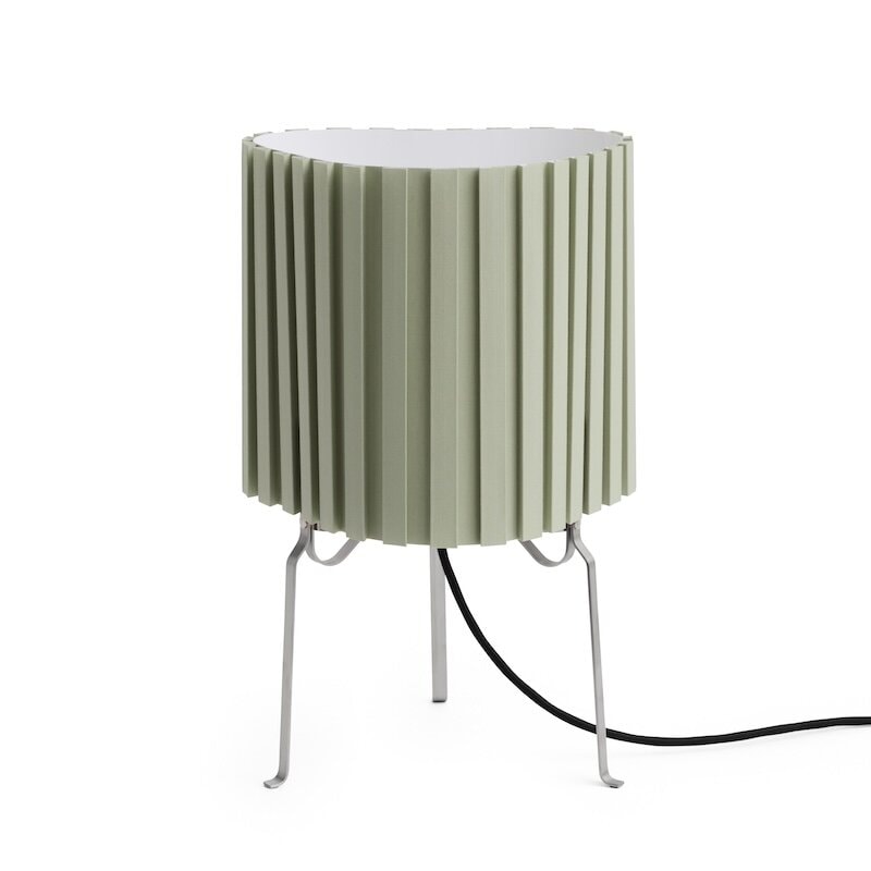 Canelé bordslampa almond green