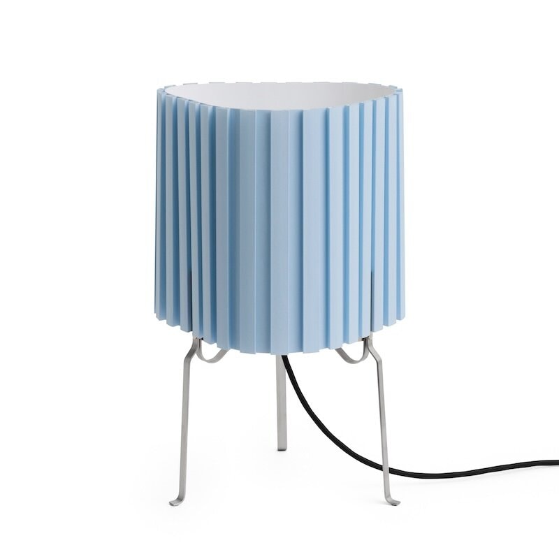 Canelé bordslampa soft blue