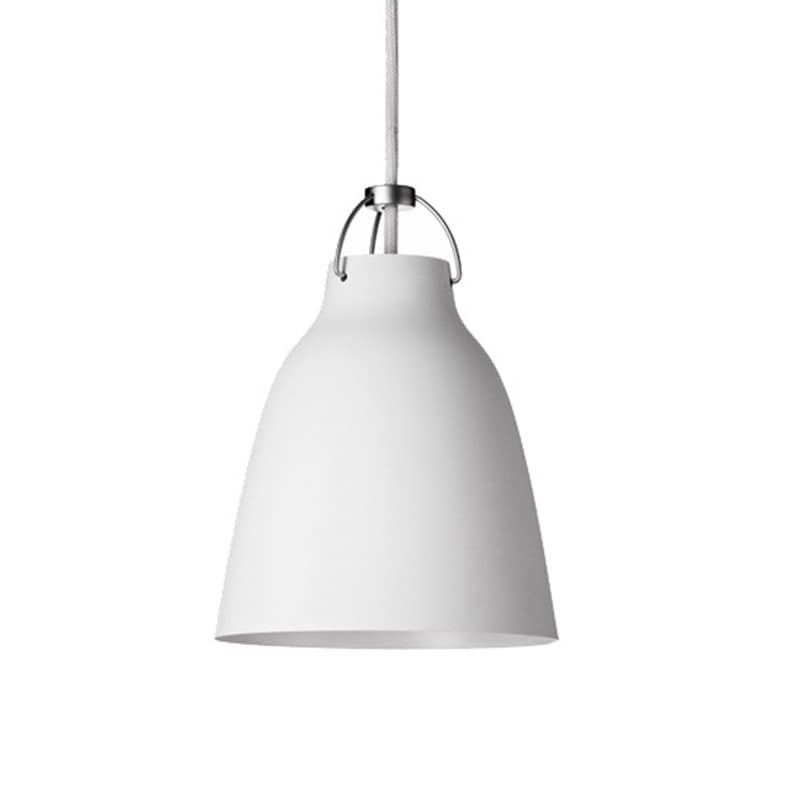 Caravaggio P1 taklampa Matt vit