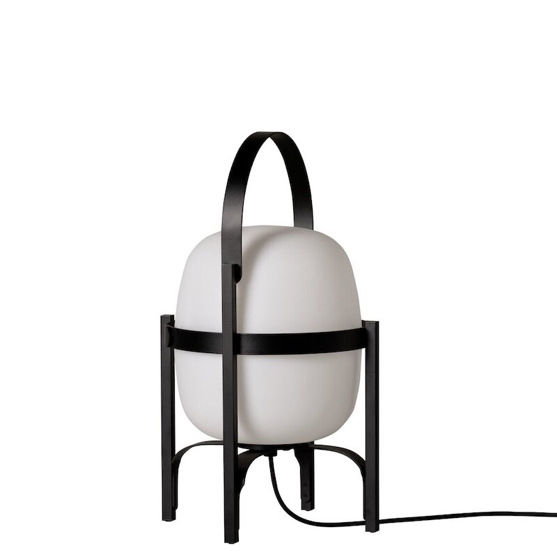 Cesta exterior bordslampa svart