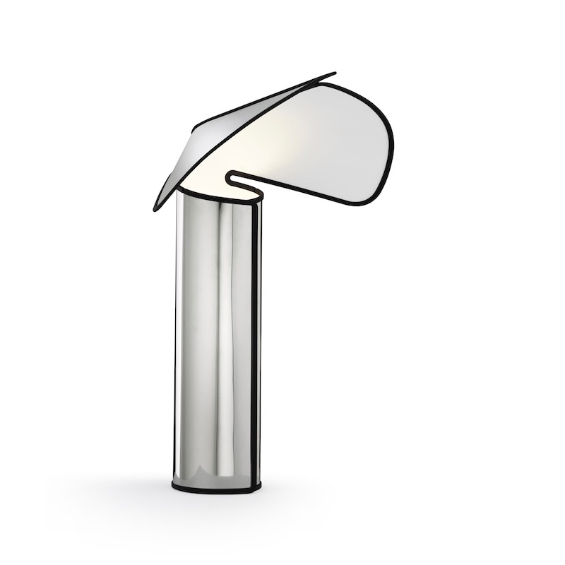 Chiara bordslampa aluminium/kanter i antracit