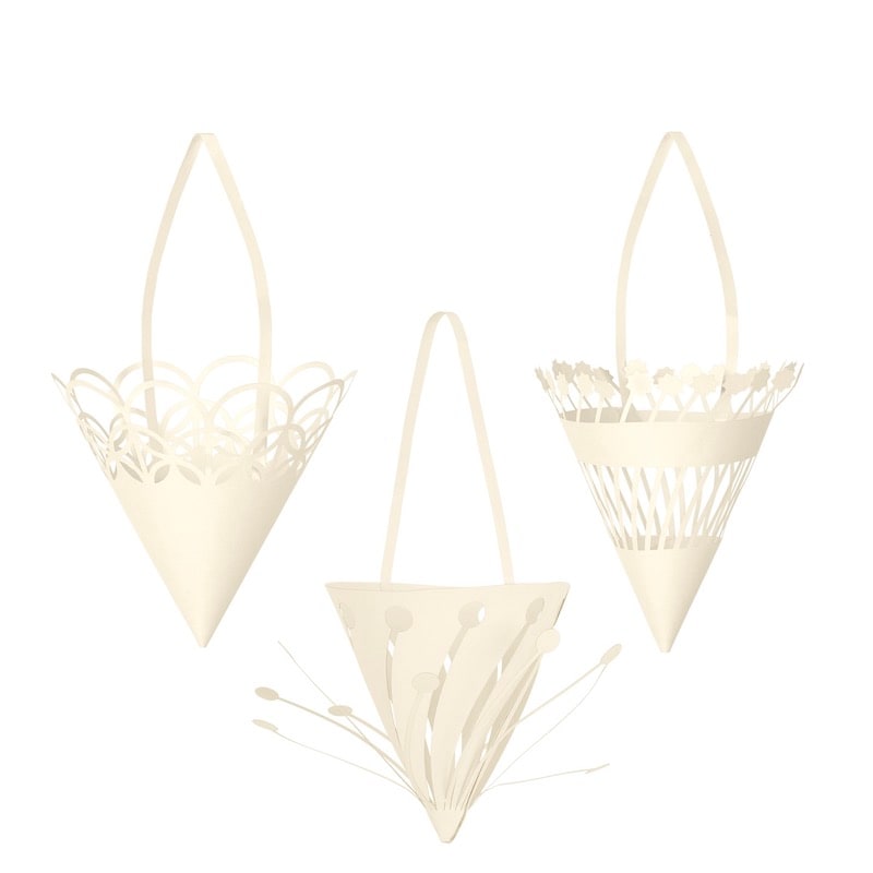 Christmas Paper Cones Set of 3