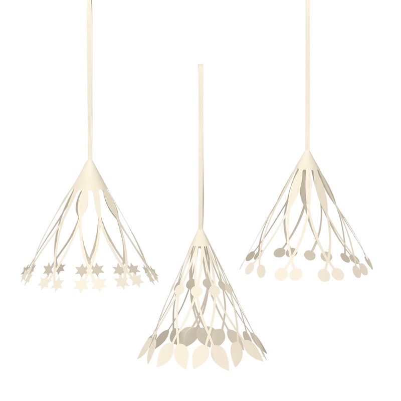 Christmas Paper Tassels Set of 3