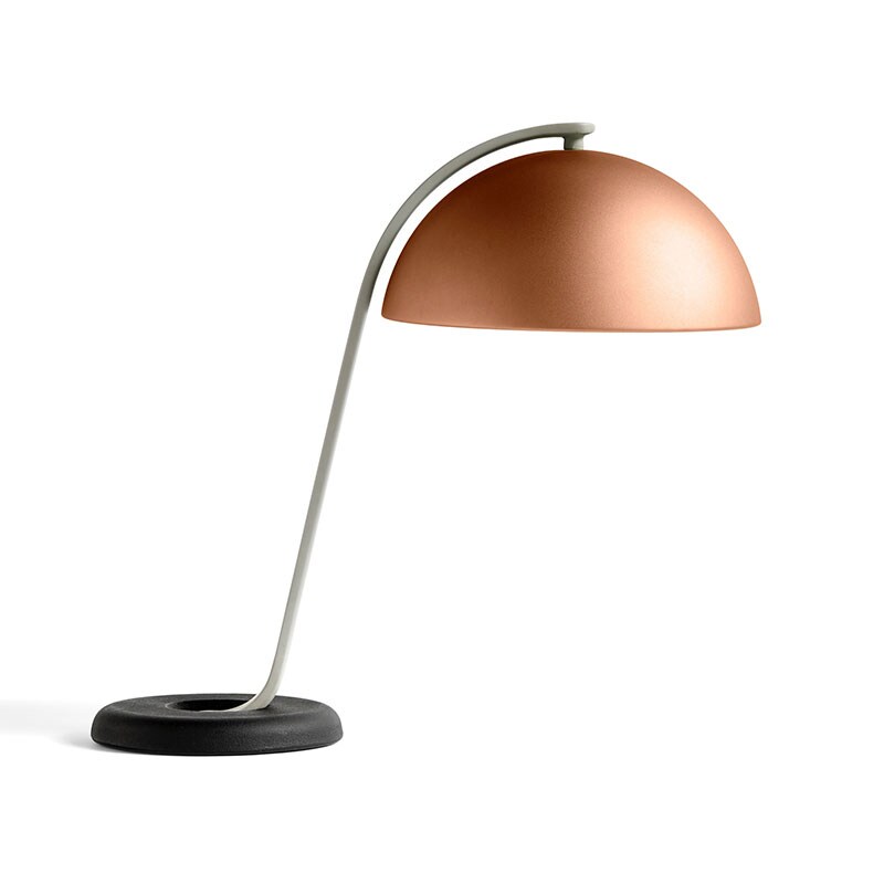 Cloche bordslampa mocca