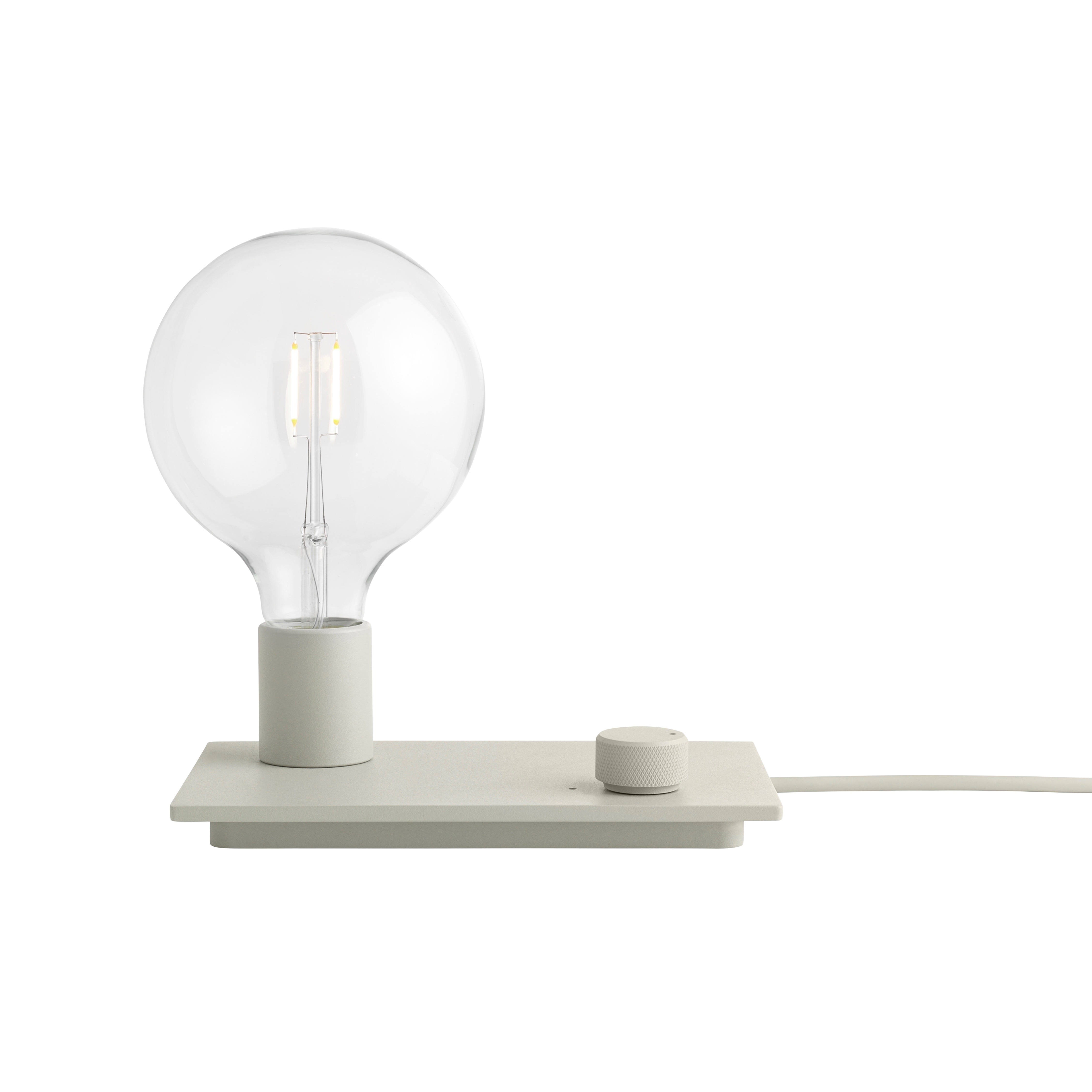 Control bordslampa grey