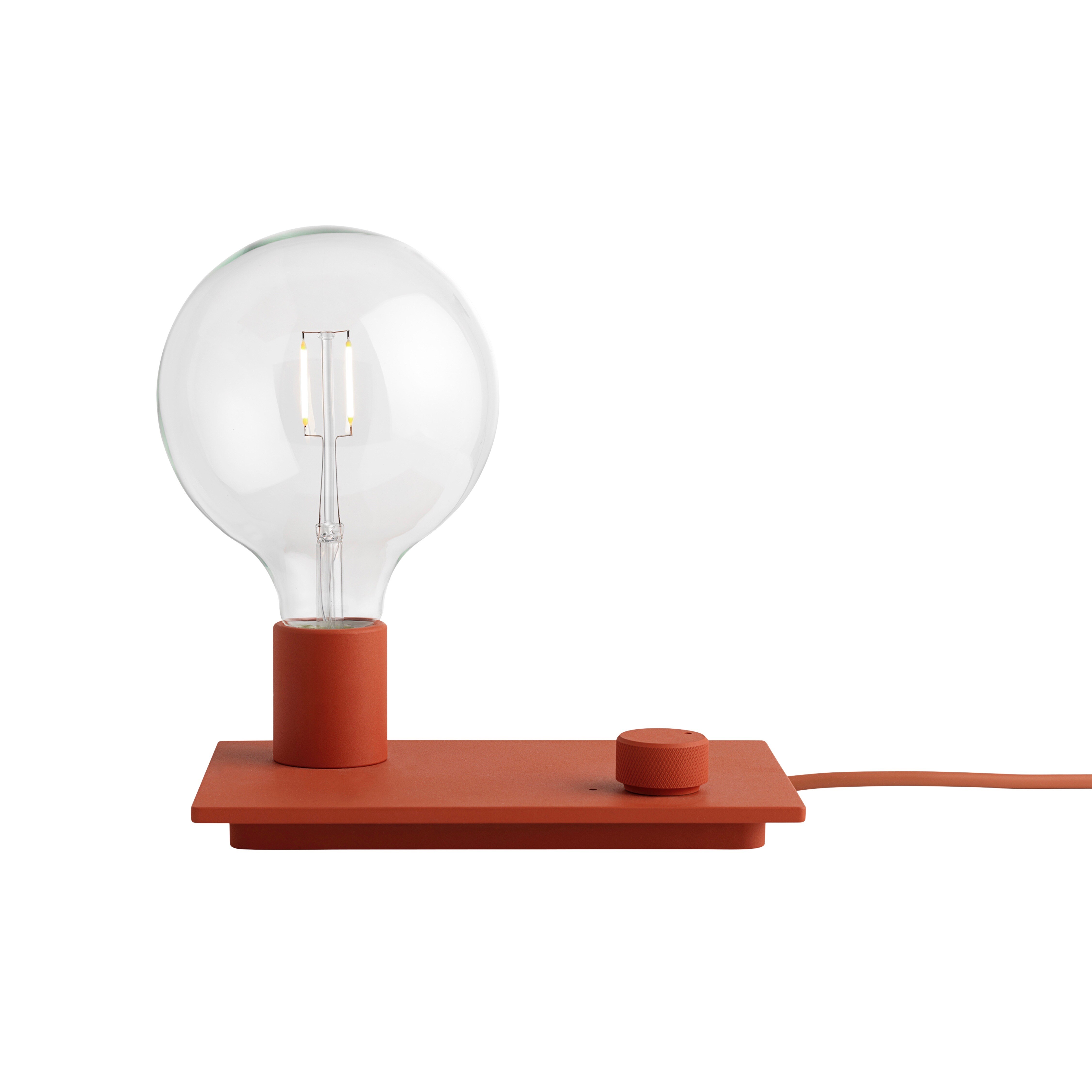 Control bordslampa dusty red