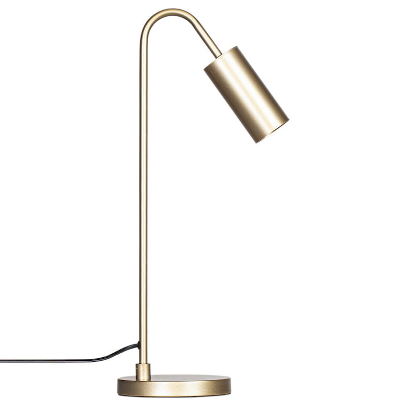 Curve bordslampa matt guld bordlampa