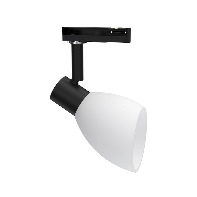 Cut svart spotlight Global 1-fas svart 