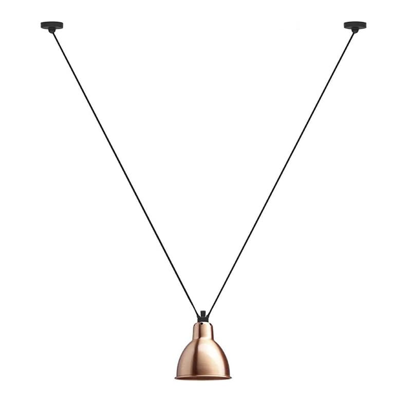 Les Acrobates de gras N°323 L taklampa round koppar