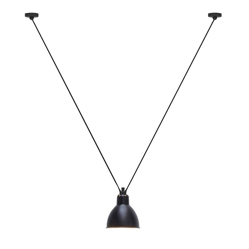 Les Acrobates de gras N°323 L taklampa round svart