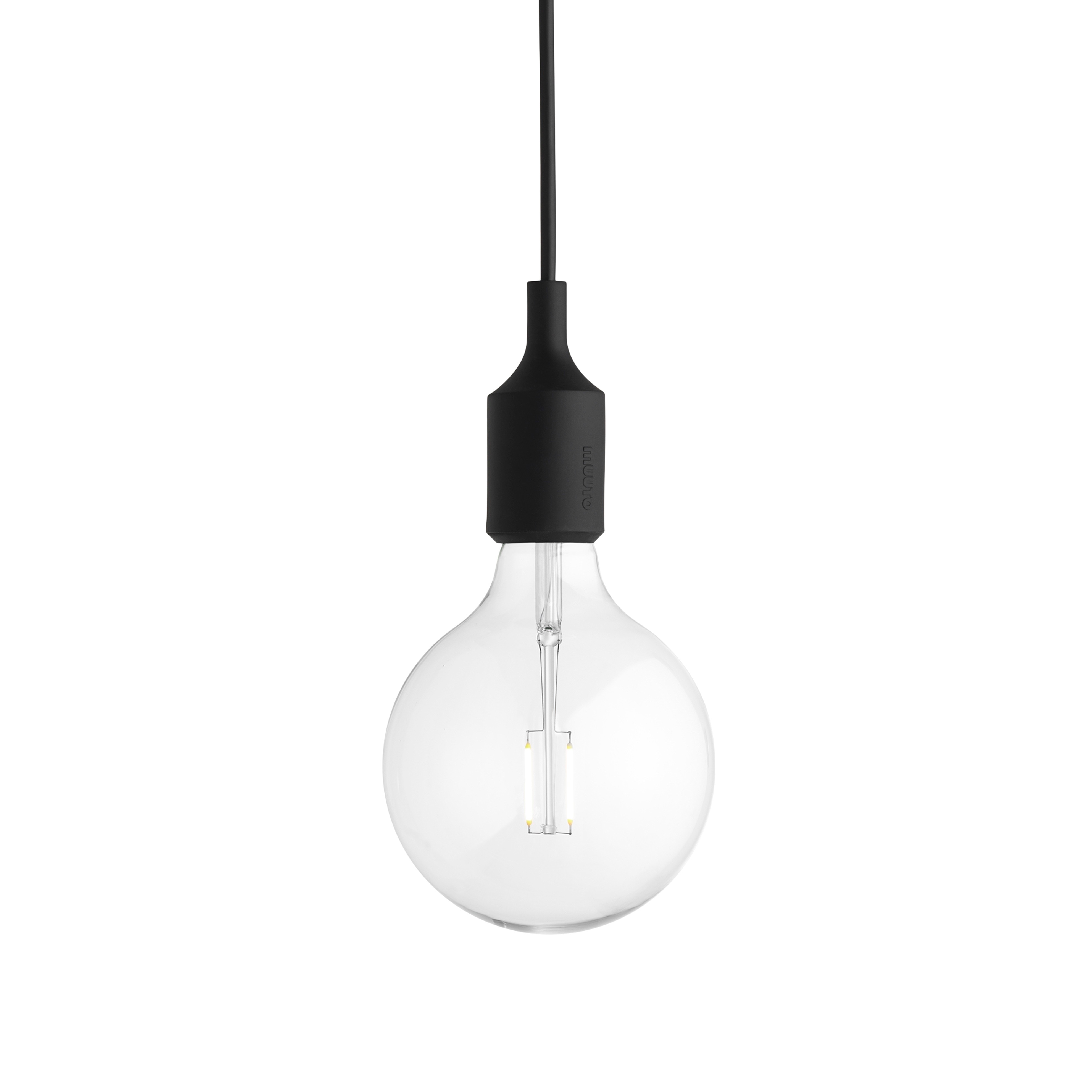 E27 Taklampa Black