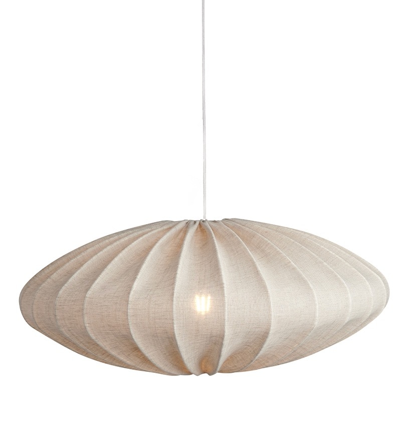 Ellipse Ø65 lampskärm linne natur