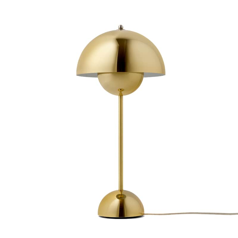 Flowerpot VP3 bordslampa Brass-Plated