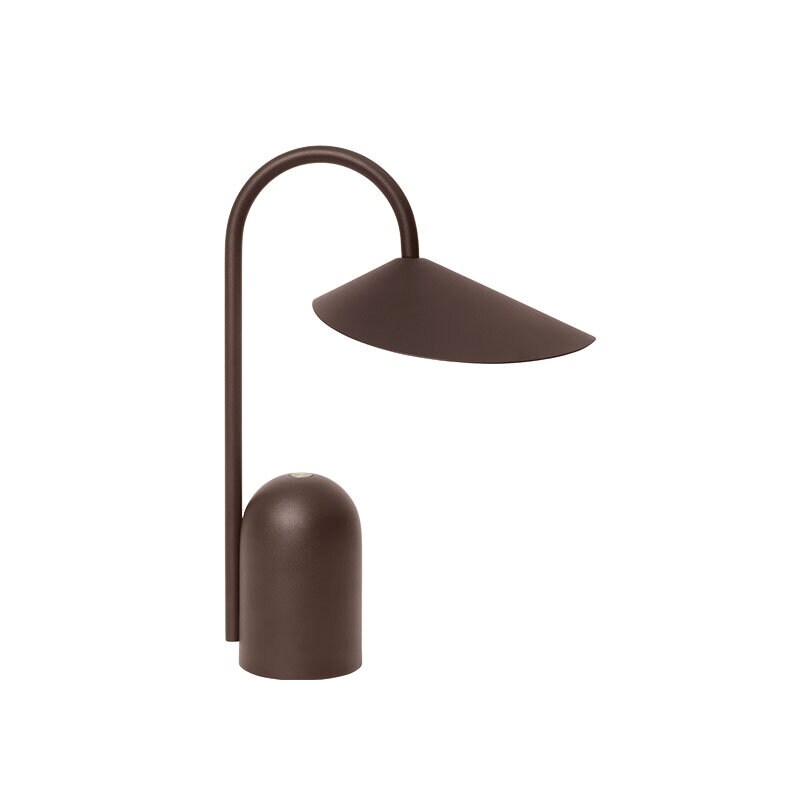 Arum portabel bordslampa mörk choklad