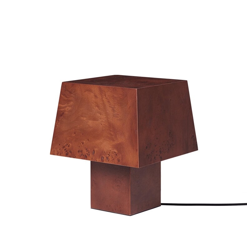 Burl Bordslampa Mörkfärgad vril