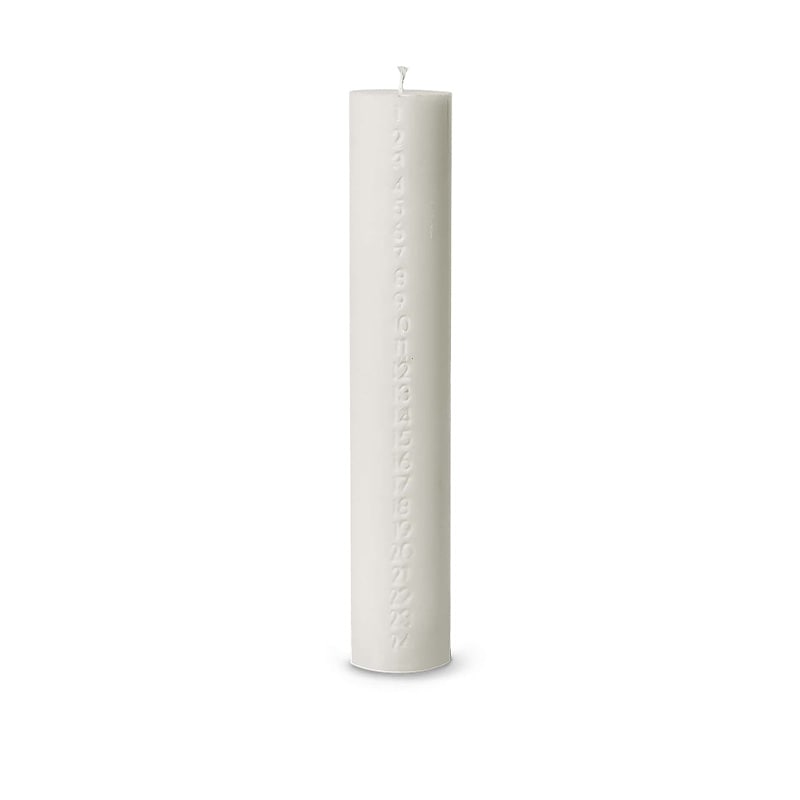 Pure advent candle snow white