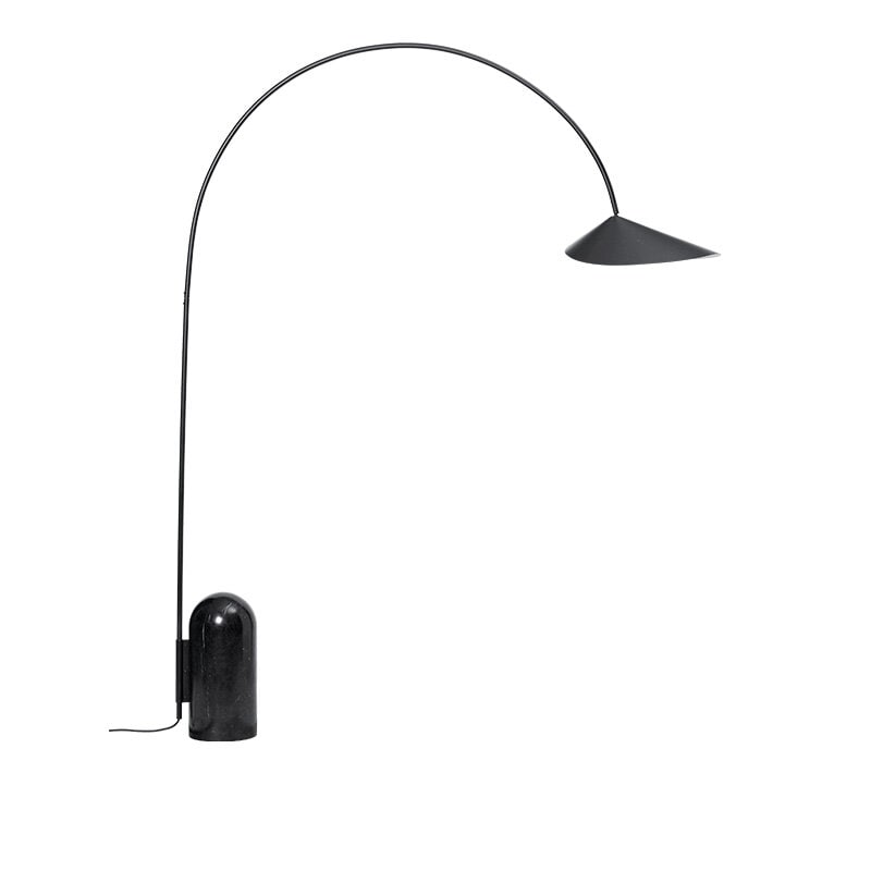 Arum Arched golvlampa svart