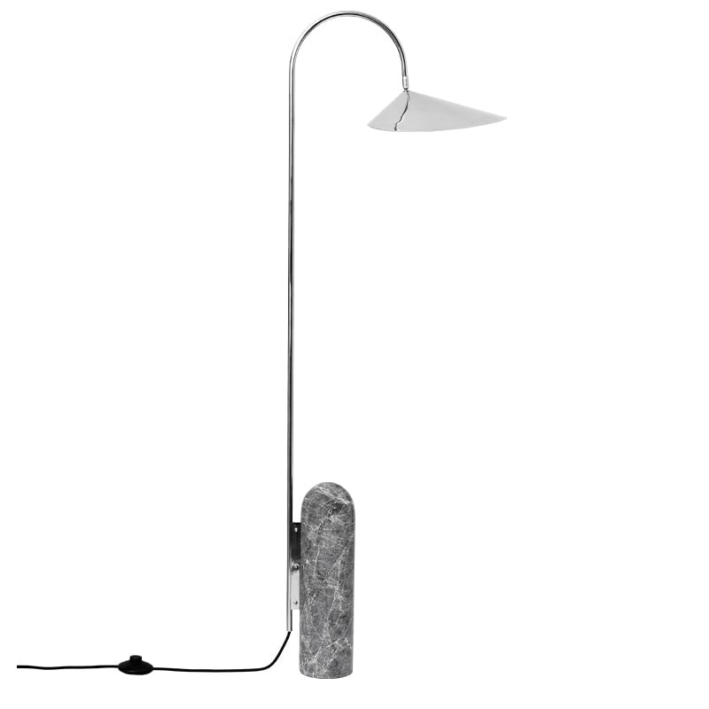 Arum golvlampa rostfritt stål