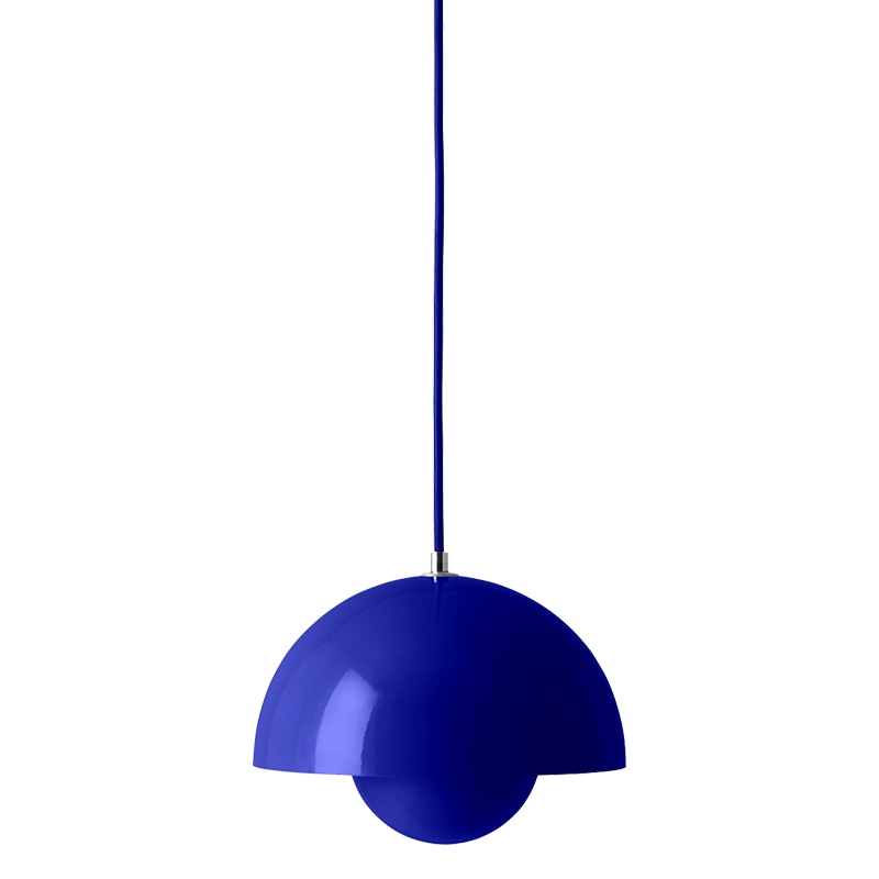 Flowerpot VP1 taklampa Cobalt Blue