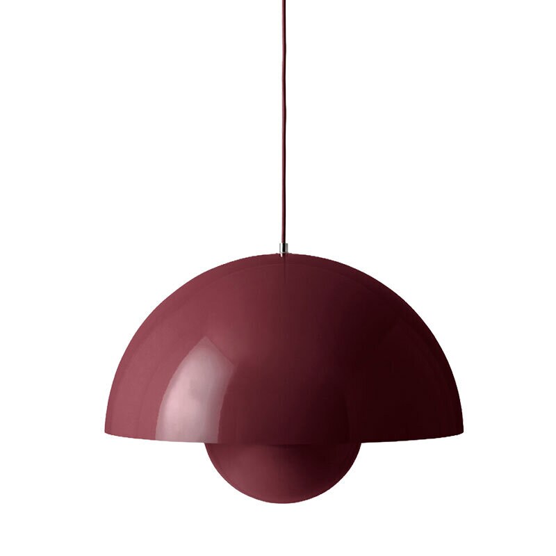 Flowerpot VP2 taklampa dark plum