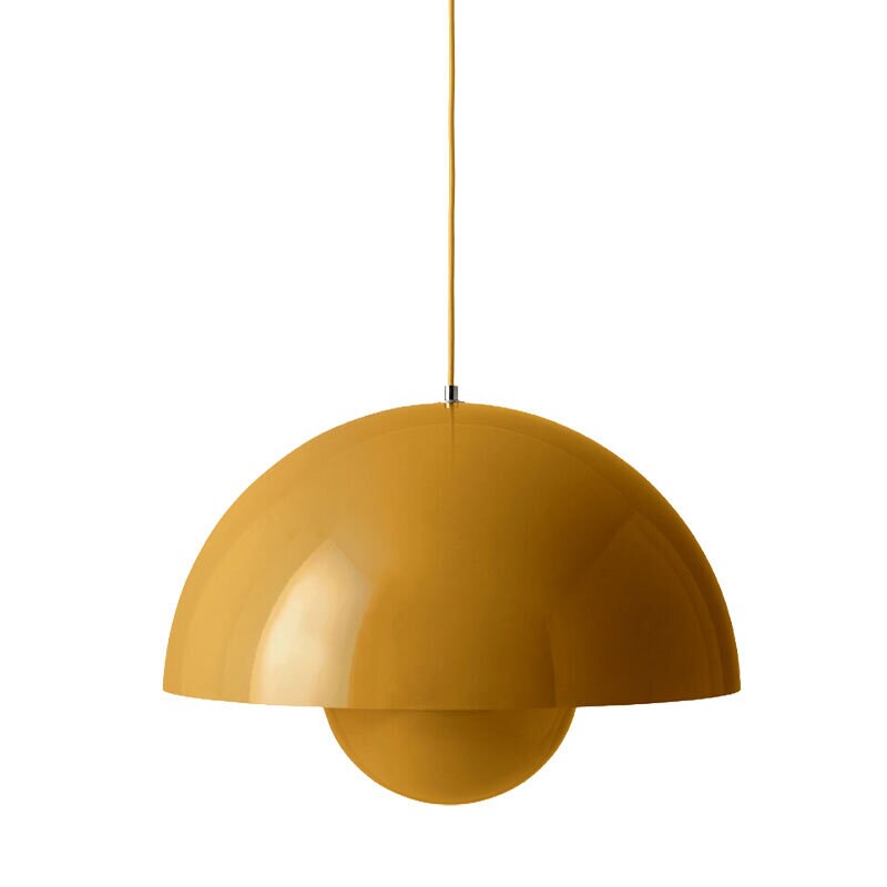 Flowerpot VP2 taklampa mustard