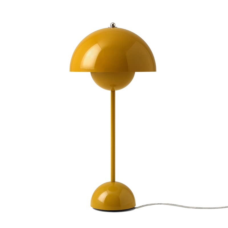 Flowerpot VP3 bordslampa mustard