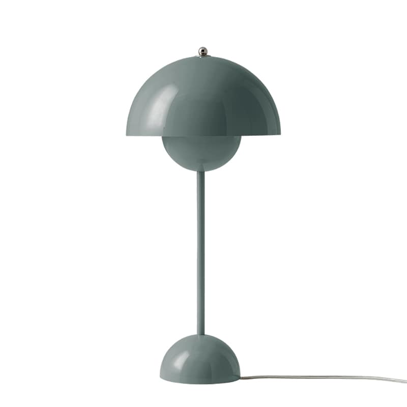 Flowerpot VP3 bordslampa stone blue