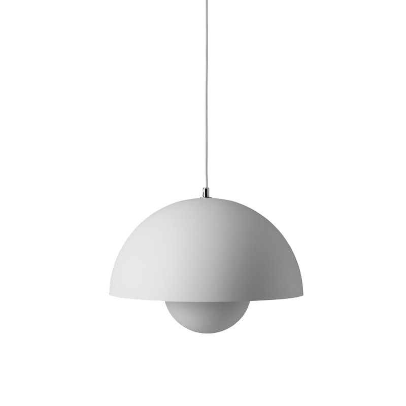 Flowerpot VP7 taklampa matt light grey