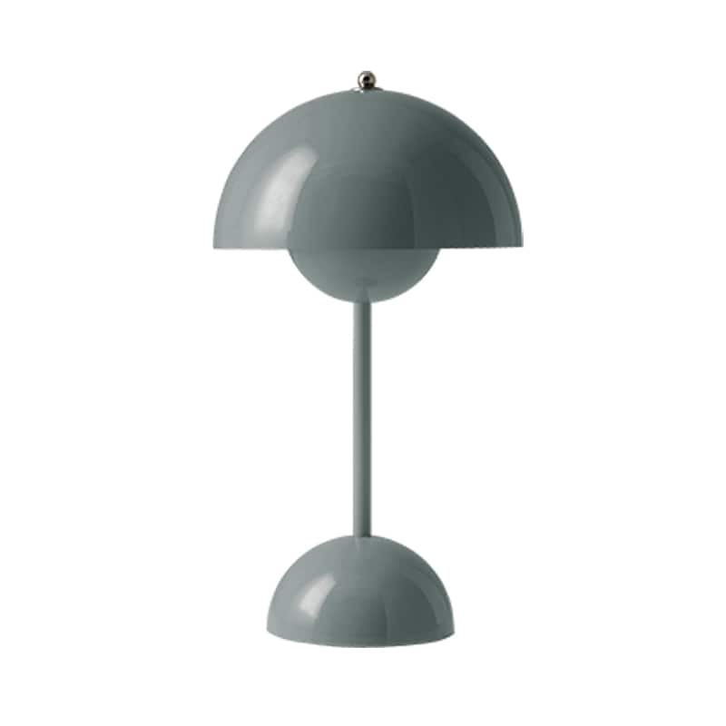 Flowerpot VP9 portabel bordslampa Stone Blue, Magnetisk laddningskabel