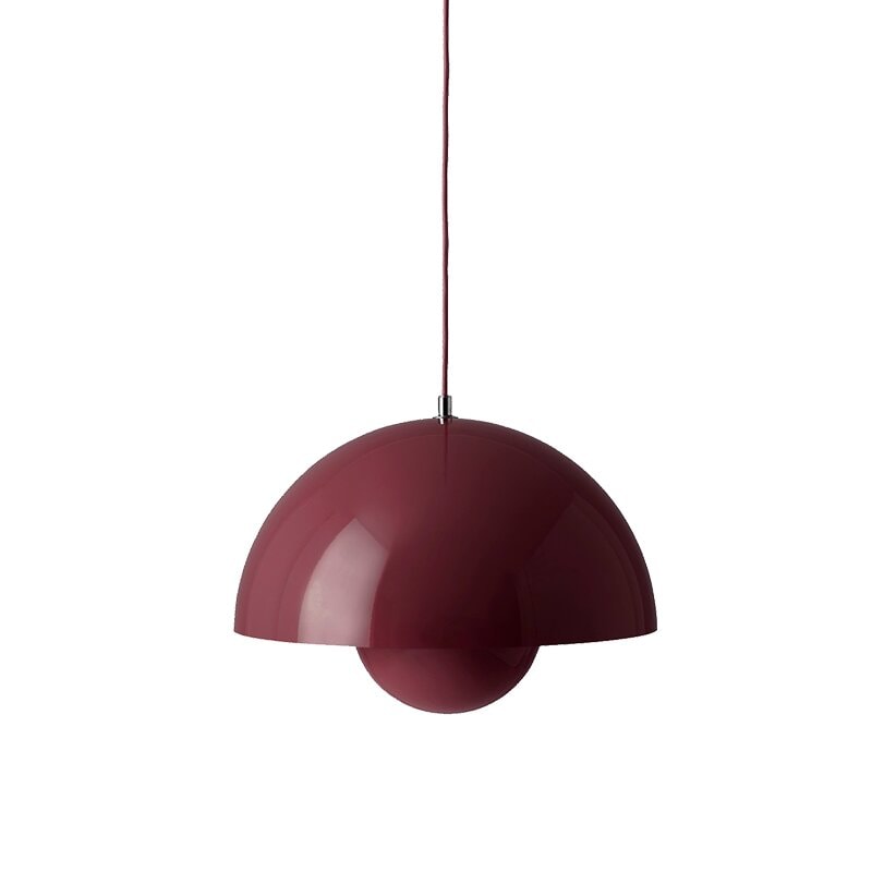 Flowerpot VP7 taklampa Dark Plum