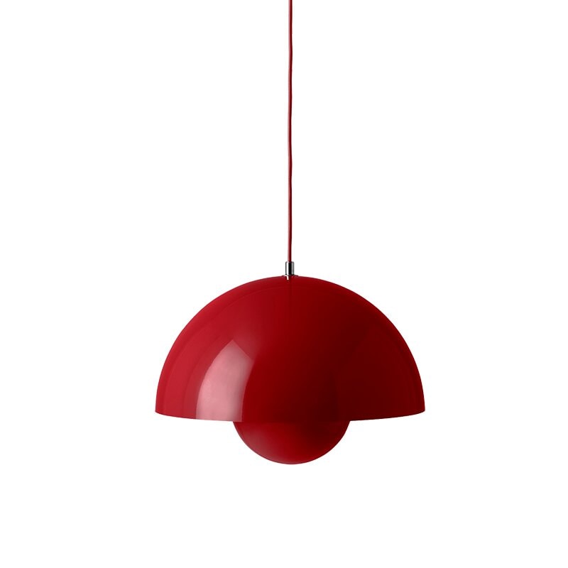 Flowerpot VP7 taklampa Vermilion Red