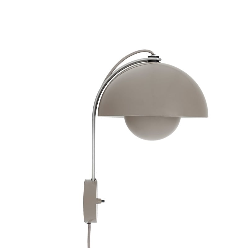 Flowerpot VP8 vägglampa grey beige