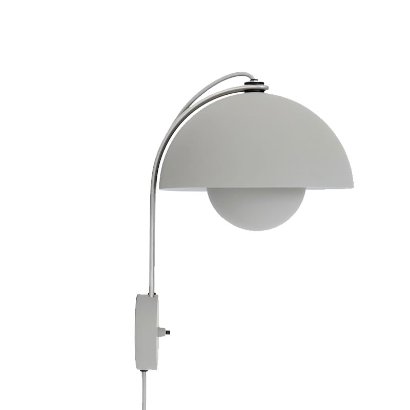 Flowerpot VP8 vägglampa matt light grey