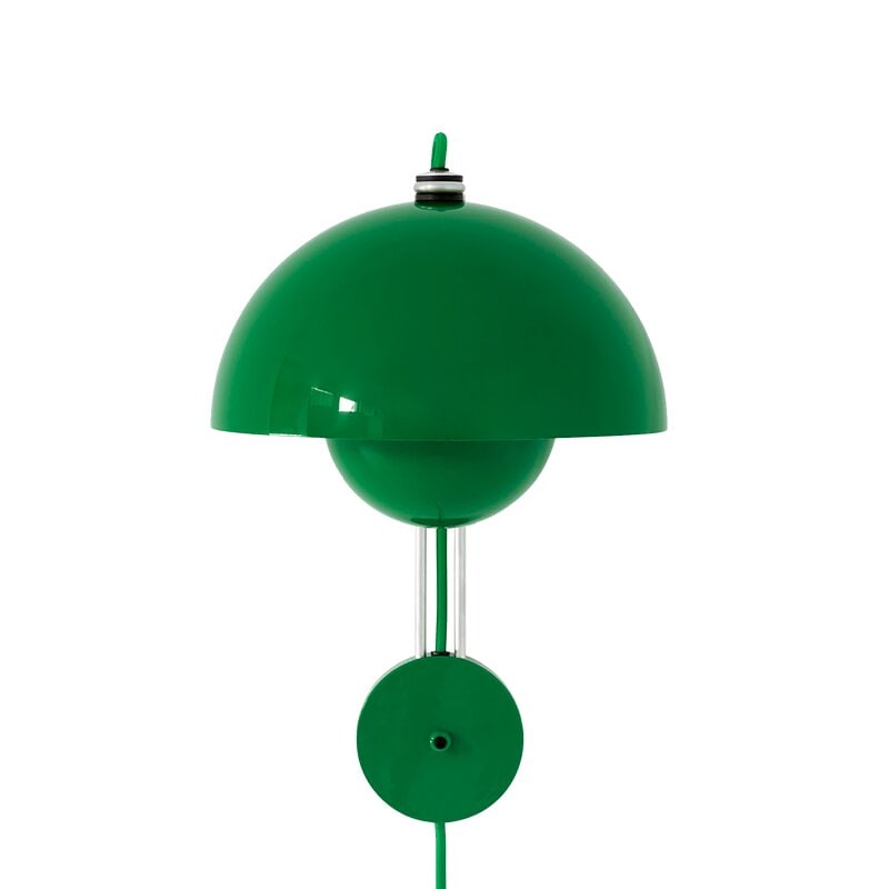 Flowerpot VP8 vägglampa Signal Green