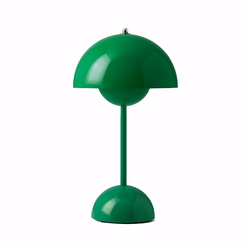 Flowerpot VP9 portabel bordslampa Signal Green, Magnetisk laddningskabel