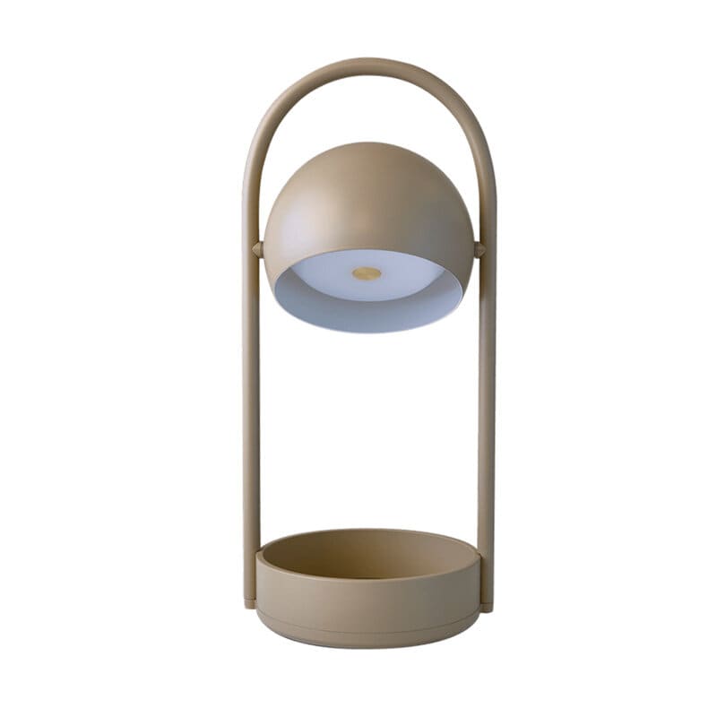 Ball portabel bordslampa sand grey