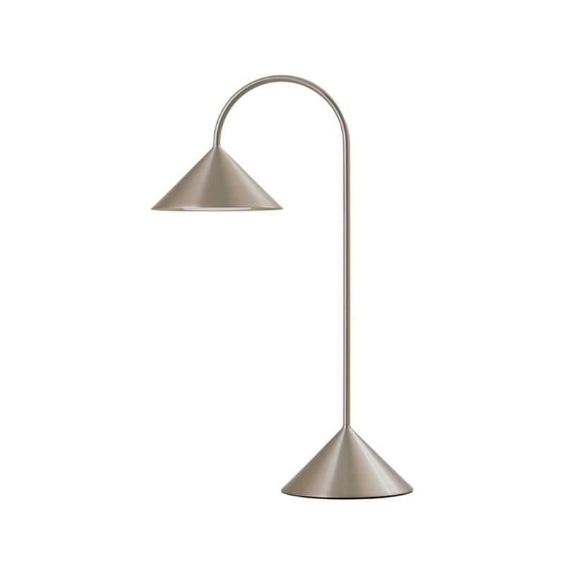 Grasp H47 portabel bordslampa borstad aluminium