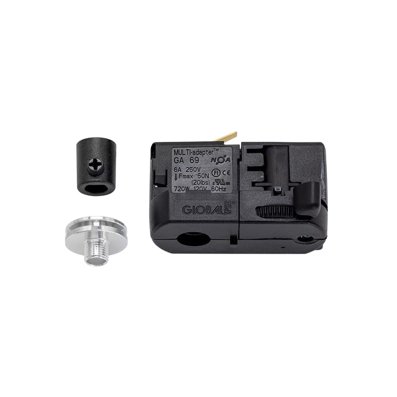 Global Pro Adapter Set GA69-2 External Strain Relief Ø7mm svart