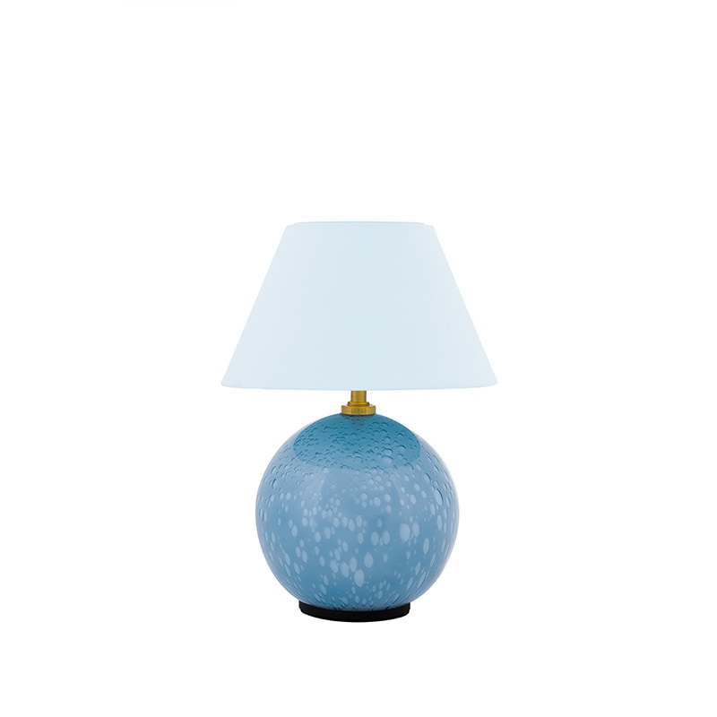Iris 16 portabel bordslampa duvblå