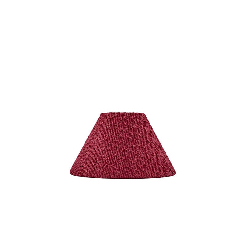 Iris Bouclé 20 lampskärm burgundy