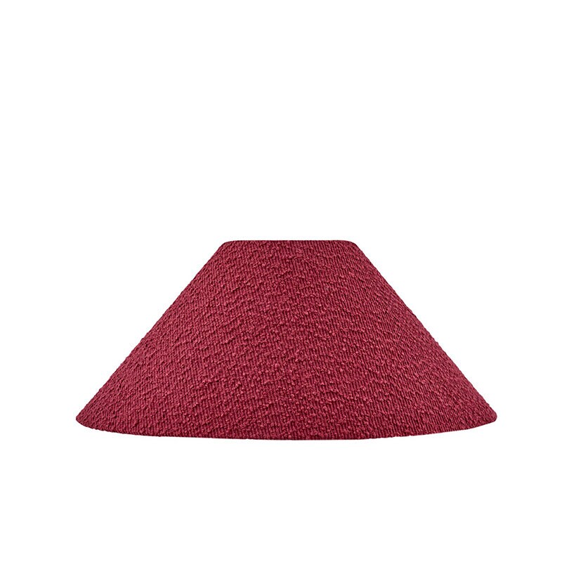 Iris Bouclé 45 lampskärm burgundy