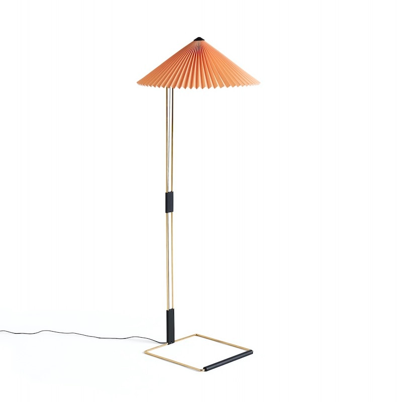 Matin golvlampa peach