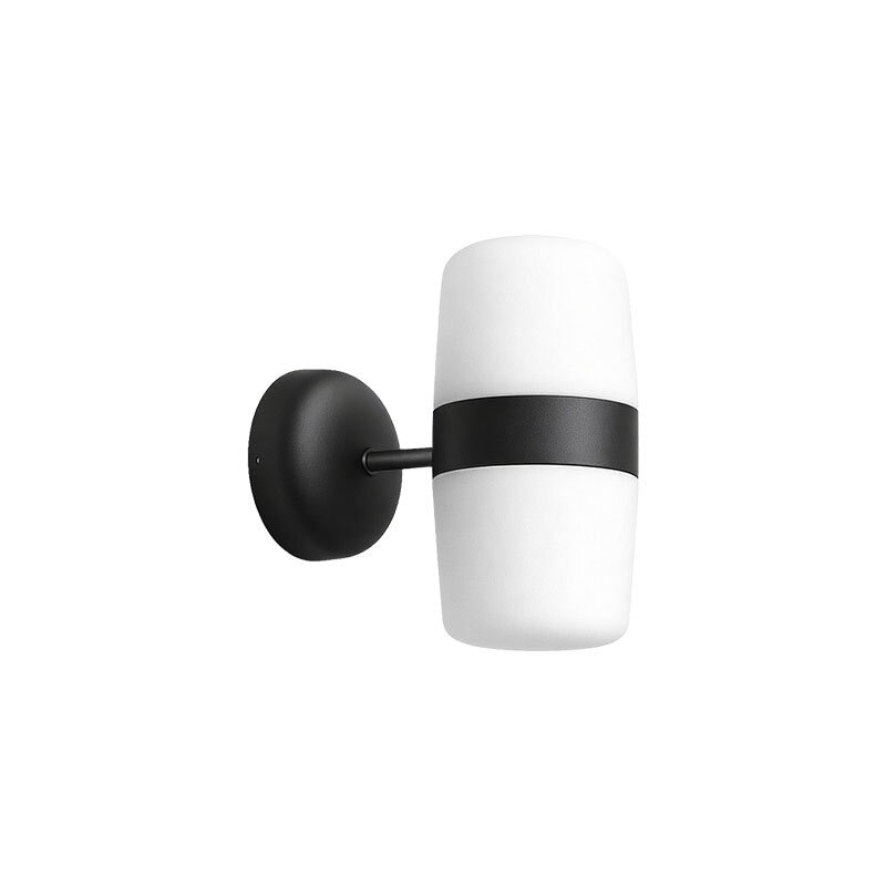 Hall vägglampa IP65 mattsvart