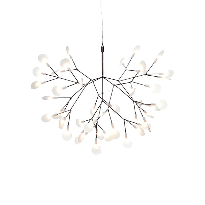 Heracleum III Small taklampa nickel