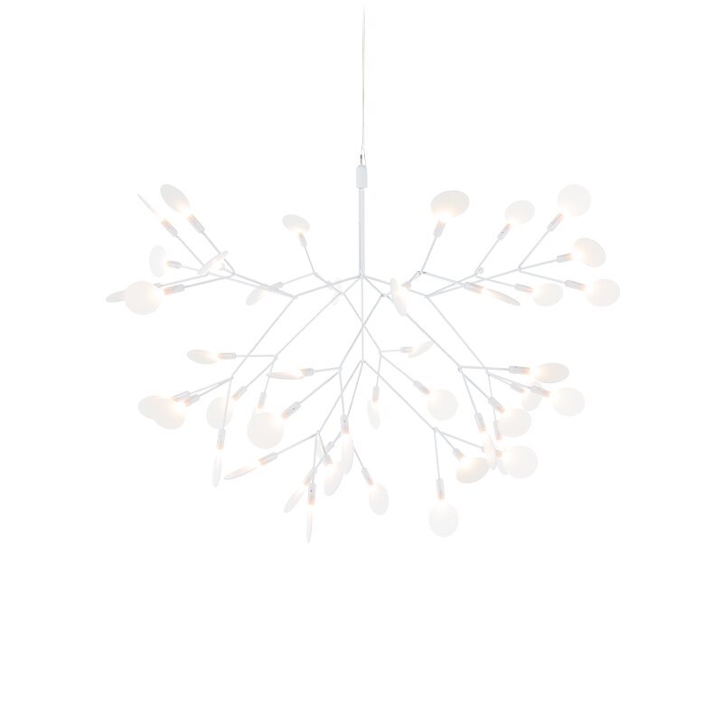 Heracleum III Small taklampa vit